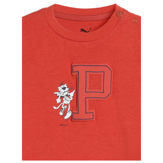 Puma Βρεφικό σετ Minicats Super Puma Tee and Shorts Set